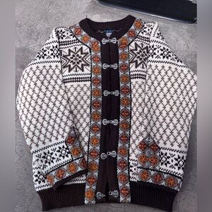 Dale Of Norway Vintage 90s Wool Sweater Aztec Brown